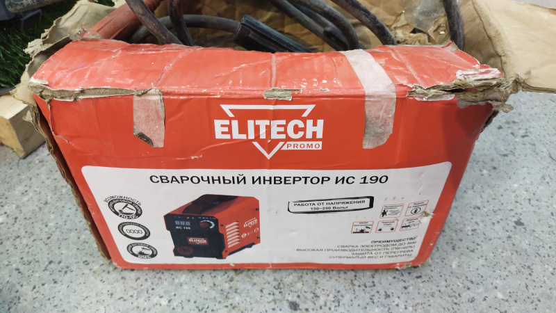 Сварочный аппарат - инвертор ММА Elitech ис 190